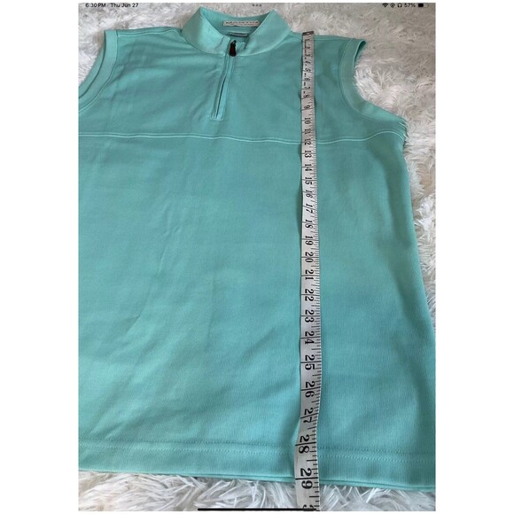 Martin Mens Sweater Vest Green Sleeveless Golf Sweater Size Med NWOT - Picture 6 of 6